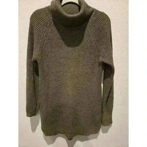 RD Style Women's Green Knit Turtleneck Pullover Sweater Size S Petites